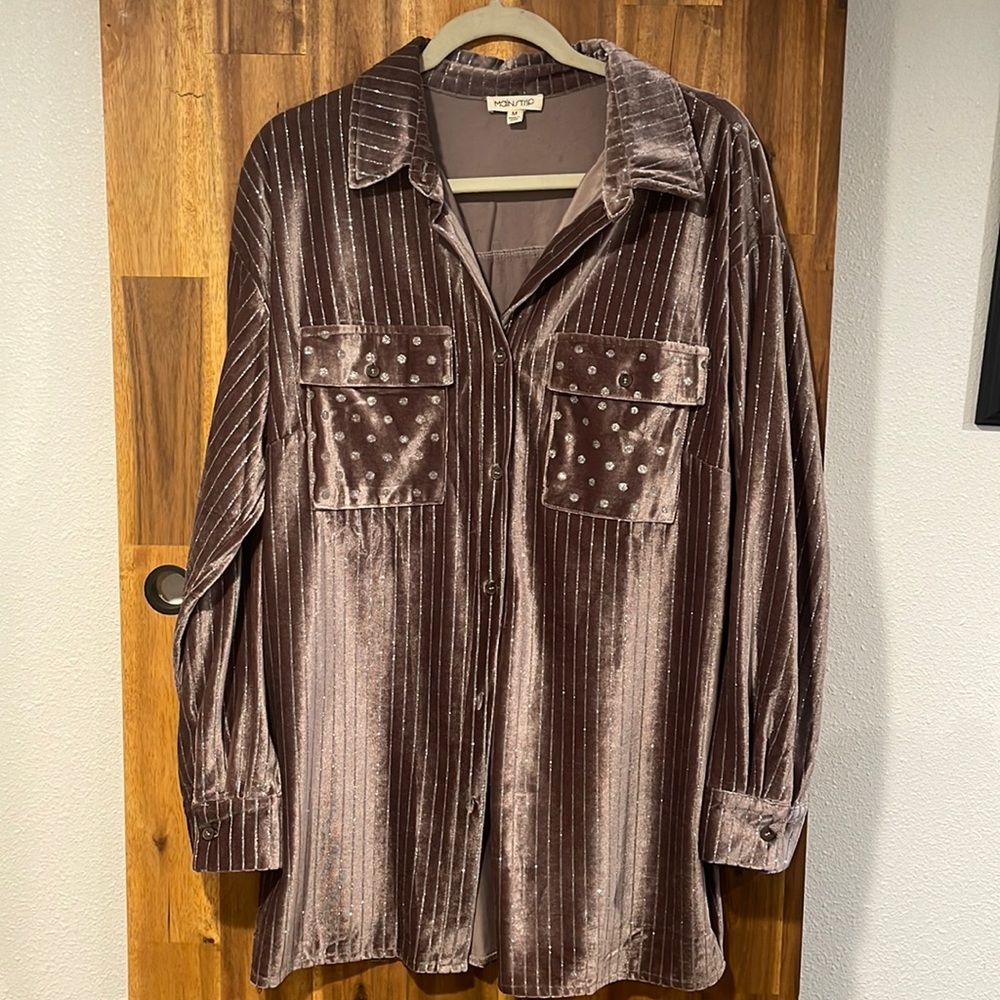 Sparkle Button-up Tunic